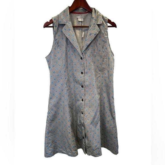 🔥4 for $75🔥Mod Cloth Kling Sleeveless Tentacle & Response Button-Up Dress - Picture 2 of 10